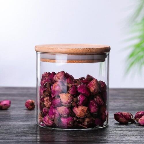 650ml Sealed Glass Jars Kitchen Coffee Beans Storage Tank And Organization Tea Dry Goods Seasoning Multifunctional Storage Tank