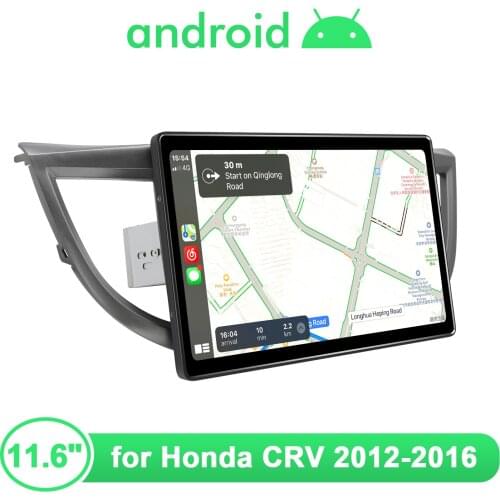 Android 10.0 1920X1080 Screen Car Multimedia Player 11.6 Inch Carplay/Android Auto/4G /Reverse Camera For Honda CRV 2012-2016