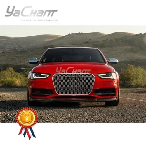 Car-Styling Carbon Fiber Front Bumper Lip For 2013-2015 S4 B8.5 VRS V-AG Aero Style Front Splitter Lip