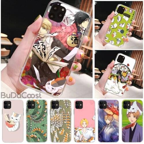 Riccu natsume yuujinchou nyanko Phone Case For iPhone 11 12 pro XS MAX 8 7 6 6S Plus X 5S SE 2020 XR cover