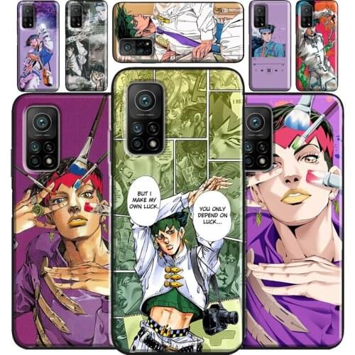 Rohan Kishibe jojos anime For Xiaomi Mi 11 Case Cover Note 10 Lite 10T Phone Cover For Poco X3 Pro M3 F1 F2 F3 Case