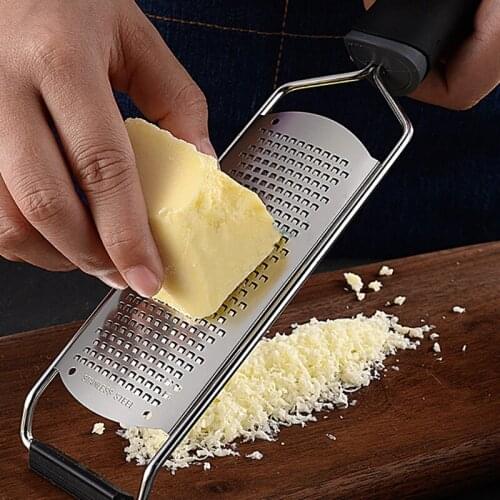Stainless Steel Cheese Grater Zester Ginger Lemon Shredder Handheld Cheese Chocolate grating Tool Home Kitchen Gadgets