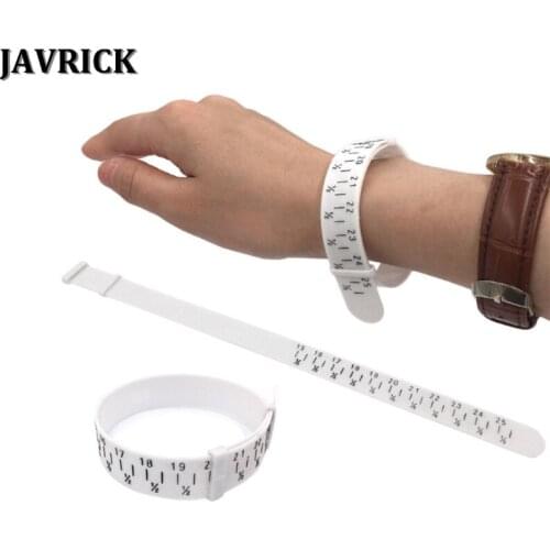 JAVRICK Bracelet Sizer Plastic Wristband Measuring Tool Bangle Jewelry Making Gauge Hand