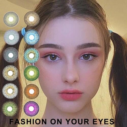 USA Fashion 5Tones Color Contact Lens NEWYORK PRO Series Hotsales Contact Lense 100% Cover Deep Eyes Cosmetic Eye Contacts