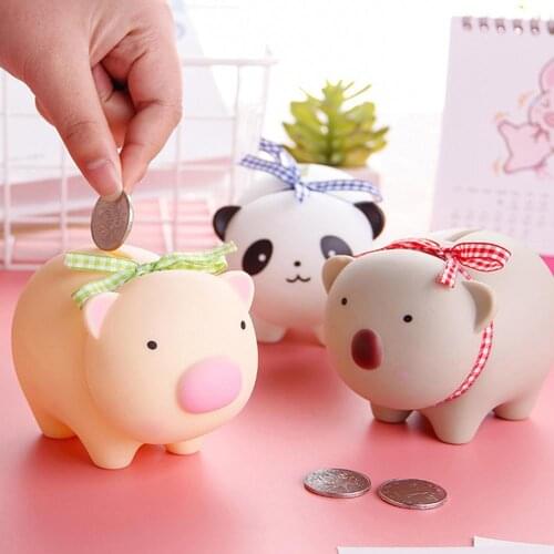 Kids Cute Panda Animal Piggy Bank Box Money Coin Saving Table Decor Xmas Gift Children Toys Birthday Christmas New Year Gift