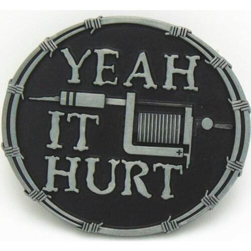 Western Cowboy Zinc Alloy Round Letter Belt Buckle Same Style for Men and Women