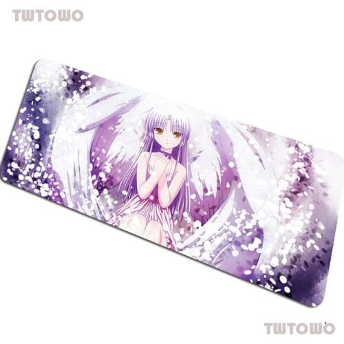Angel Beats mousepad 900x400x3mm gaming mouse pad High quality gamer mat computer desk padmouse keyboard hot cheapest play mats