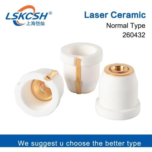LSKCSH 0260432/260432 Laser Ceramic Parts For Co2 Laser Cutting Machine China Made Agents Wanted