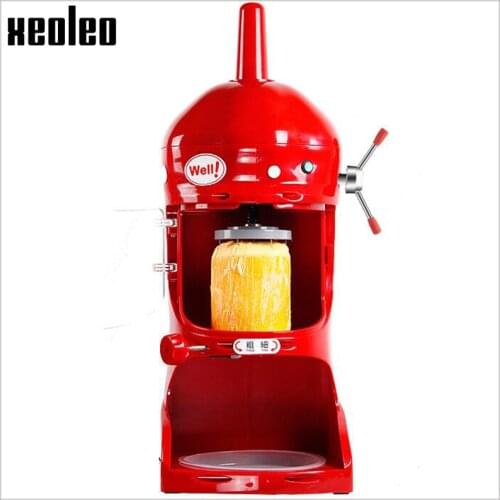 XEOLEO Shave Ice machine Dolphin Ice shave maker 350W Ice shaver White/Red/Yellow planer machine 90kgs/h smoothie maker 220V/110