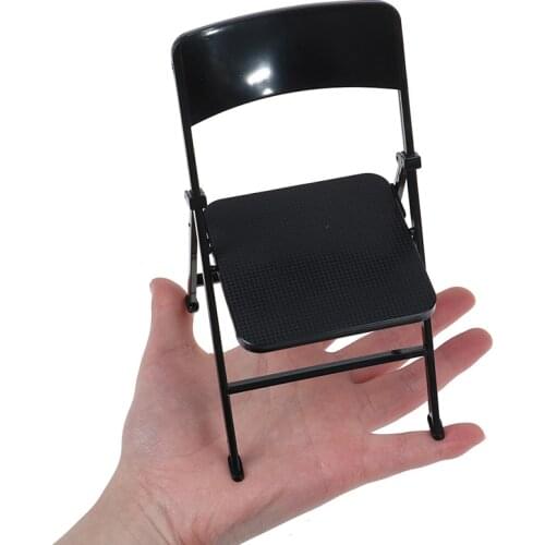 1/6 Scale dollhouse miniature furniture folding chair for solider action figure