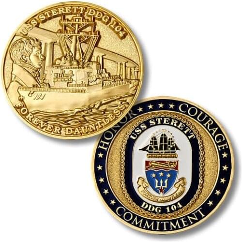 Low price Custom coin hot sales U.S. Navy Bronze Coin High quality metal coins Challenge coin FH810187