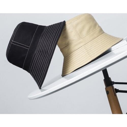 FASHION Suture Bucket Hat Unisex Fishing Polyester Holiday Simple Travel Men Women Visor Camping Summer Cap Spring Autumn Cap