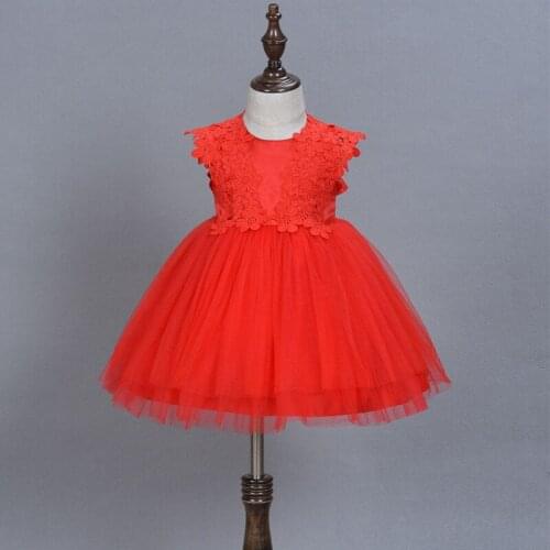 Newborn Baby Girl Dresses Toddler Wedding Birthday Party Clothing For Infant Girl Princess Dress Floral Vestidos