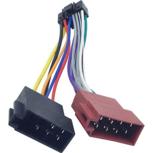 Wire Harness Adaptor for Kenwood Car Stereo Radio ISO Connector 16Pin Plug Cable NEW