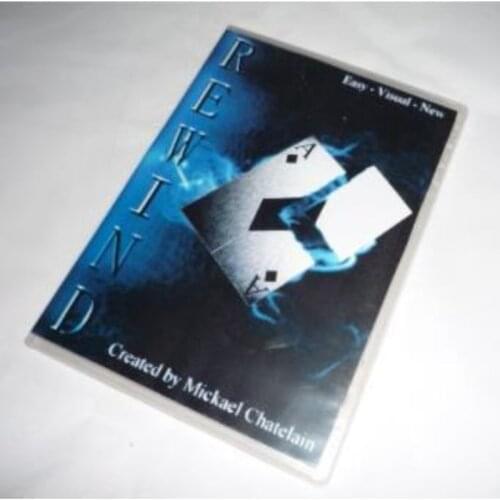 Rewind by Mickael Chatelain (DVD and Gimmick) - Card Magic Tricks,Magic Props,Mentalism,Close up Magic,Illusions,Accessories