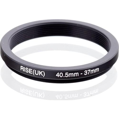 RISE(UK) 40.5mm-37mm 40.5-37 mm 40.5 to 37 Step down Ring Filter Adapter black