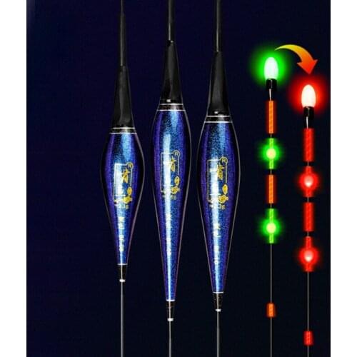 Fishing Float Fish Bite Hook Gravity Sensor Glowing Electric Sensing Chip Stopper Smart LED Light Float Tools Nibbled Fish Nano