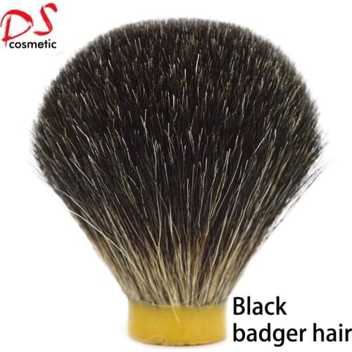 Dscosmetic 24mm Black pure Badger hair Shaving Brush Knots