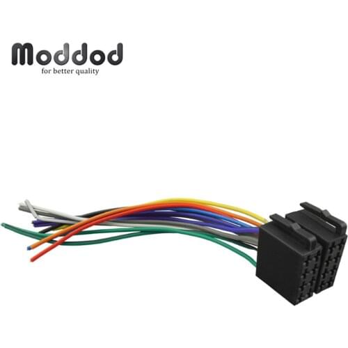 Universal Female ISO Stereo Wiring Harness Connector Radio Wire Cable Plug Adaptor Car Accessories Connecter Kit