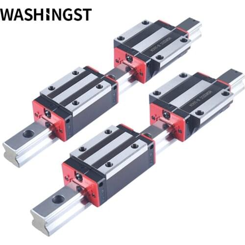 WASHINGST Fast Deliver CNC Square Guide Linear Rail HGH /HGW Linear Guide Carriage Slides For CNC