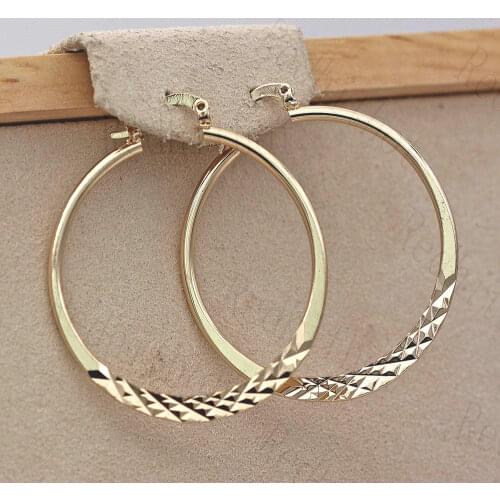 2019 womens Bohemian Earrings for Women Gold Fashionable earrings Earring Circle Hoop Earrings Trendy Wedding Jewelry