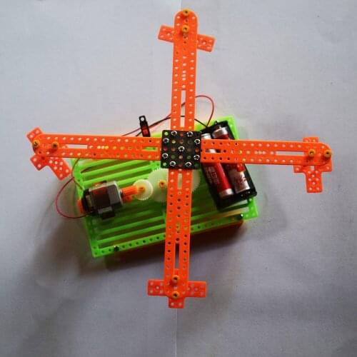 Electric Carousel model/scientific physics experimental Educational toys/DIY technology production/puzzle/baby toys for children