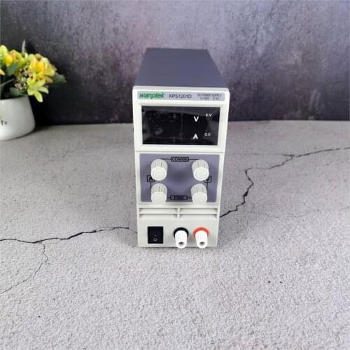 120V 1A DC Regulated Power High Precision Adjustable Supply Switch Power Supply Maintenance Protection Function KPS1201D