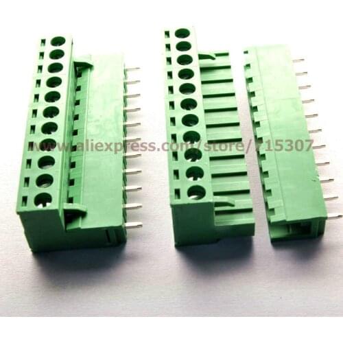 PHISCALE 5 set Vertical PCB Terminal Blocks 5.08mm 11pin 300V 15A