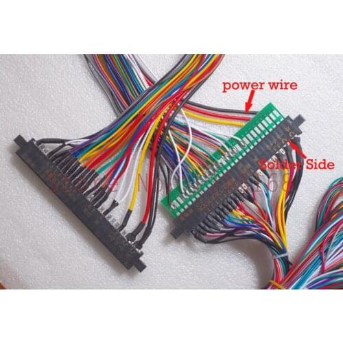 56 pin 50cm Jamma Extender harness for arcade game board JAMMA Cabinet Wire / Wiring Harness Loom Arcade PCB FREE SHIPPING