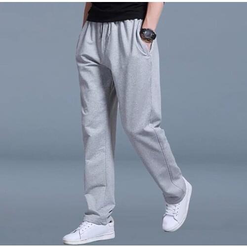 Fashion Men Casual Sports Pants Trousers Multi Pockets Fitness Workout Jogging Gym Straight Sweatpants Running