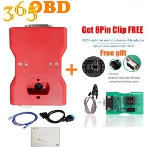 CGDI Prog For BMW MSV80 Auto key programmer Plus For BMW FEM/BDC F20 F30 F35 X5 X6 I3 Test Platform Get Free Reading 8 Foot Chip