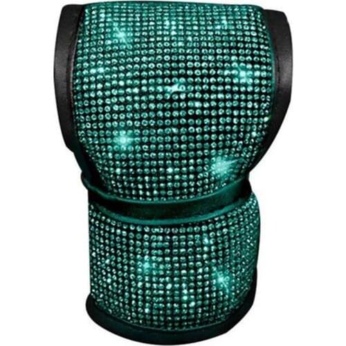 Car Emerald Steering Wheel Cover 14.5 /15 Inches Microfiber PU Leather Steering Wheel Case For Women For Steering Wheel For Golf