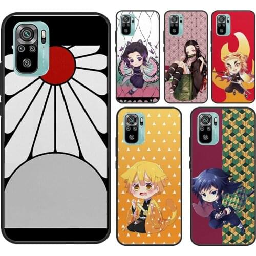 Demon Slayer Kimetsu no Yaiba For Xiaomi Redmi Note 9 7 8 10 Pro Note 9S 8T Cover For Redmi 9C 9 9T 6A 7A 8A 9A Case