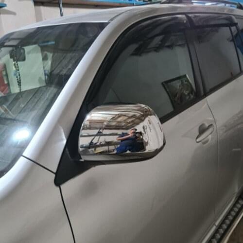 For Toyota Highlander 2008 2009 2010 2011 2012 2013 Chrome Rear View Rearview Mirror Case Cap Cover Trim Accessories