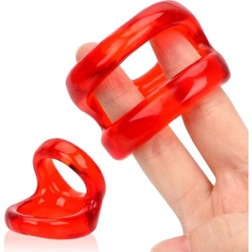 Penis Rings no Vibration Delay Ejaculation Chastity Device for Men Toys Prostate Massager Cock Rings Erotic Toys for Adults Male