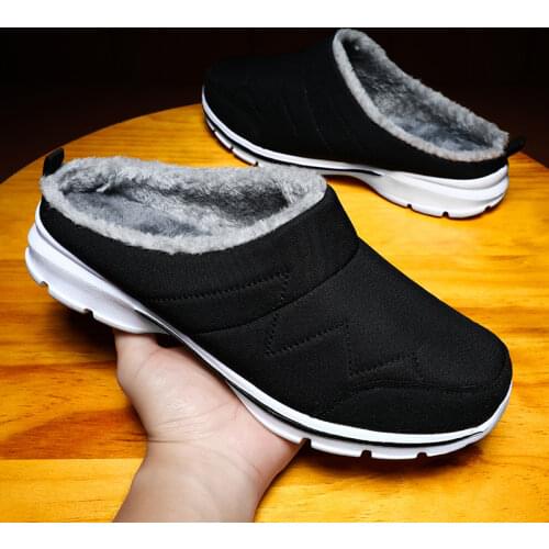 Winter Men Shoes Plush Keep Warm Fashion Sneakers Lightweight Unisex Couples Shoes Zapatos De Hombre Slip-on Designer Shoes Men