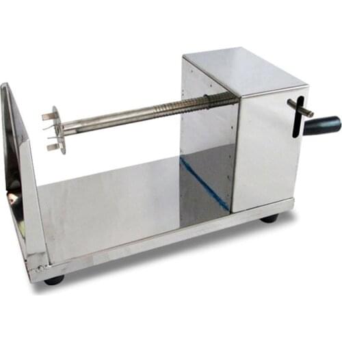 Potato Spiral Cutter Machine Potato Chips Making Machine For Batata Two Extra Blades One Peeler For Free
