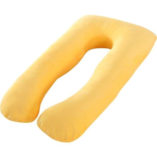 Multifunctional Maternity Side Pink Pillows Pure Cotton Removable and Washable U-Shaped Afternoon Nap Pillow Cushion Big Pillow