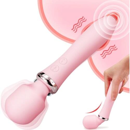 Powerful Magic Wand AV Vibrator Dual Motors Dildo Vibrators Sex Toys for Woman G-Spot Clitoris Massager Female Toy for Adults 18