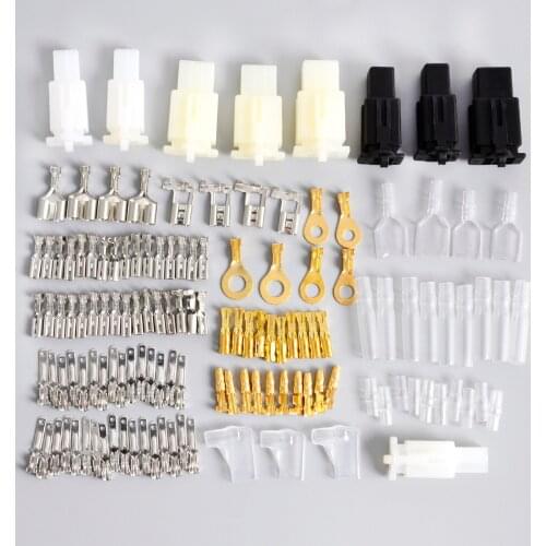 Motorcycle Connector Wiring Wire Loom Harness Terminal Auto Plug Repair Kit Connector Wiring Loom Automotive Harness