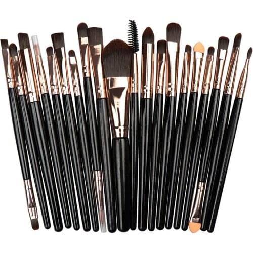 20Pcs Professional Makeup Brushes Set Powder Foundation Eyeshadow Make Up Brushes Cosmetics Soft Synthetic Hair
