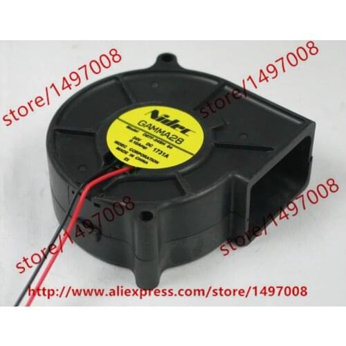 Nidec D07F-24SH 04 DC 24V 0.10A 75X75X30mm Server Cooling Fan
