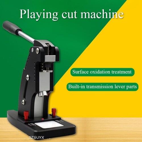 Manual leather mute cutting machine tool leather cutting machine hand press manual punching machine hand beer machine