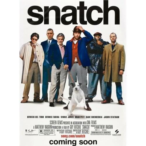 SNATCH MOVIE Art Film Print Silk Poster Home Wall Decor 24x36inch