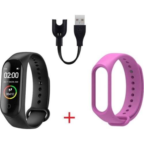 M4 Smart Band Wristband Blood Pressure Heart Rate Monitor Pedometer Waterproof Watch Health Fitness Bracelet Смарт Часы
