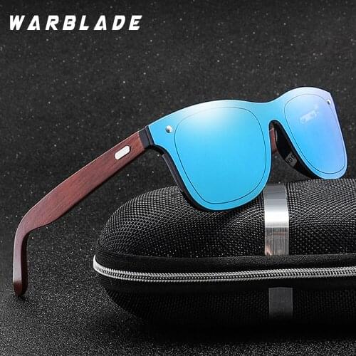 WarBLade Wood Glasses Black Walnut Sunglasses Eyewear Accessories Female/Male Sunglasses Rimless for Men glasses with box