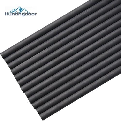 12/24pcs Arrow Shaft ID 6.2mm Pure Carbon Arrows Accessories Archery Carbon Shaft Without Tips Feathers for Bows Shooting