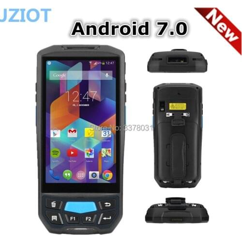 View larger image USB 5 inch color screen RFID HF reader module GSM supported handheld qr code PDA 2d bar code scanner USB