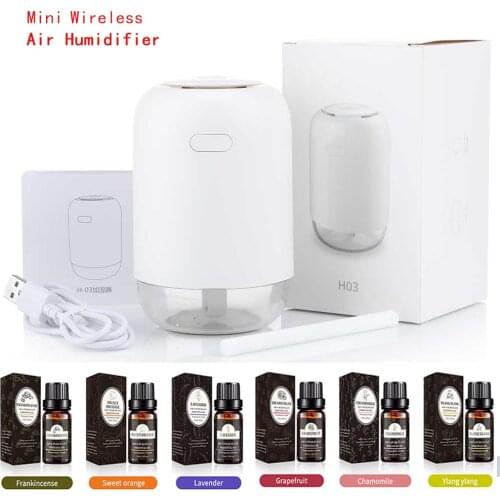 Air Humidifier Cool Mist Humidifier Mist Maker Aromatherapy Diffuser Night Light Essential Oil Aroma Diffuser for Home Bedroom