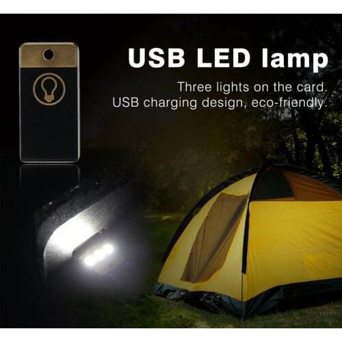 1Pc Mini USB LED Light Camping Night Portable Mobile LED Lamp White Light 0.2 W Ultra Low Power Lighting Tools